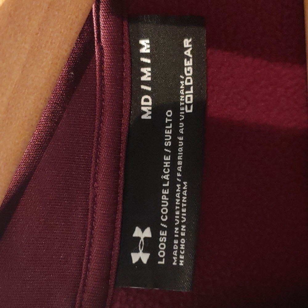 Under Armour 3/4 zip up (coldgear)